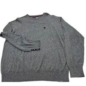 Rocawear Sweater Mens 2XL Grey Marl Cotton Knit Masters Of The Craft Quiet Chic